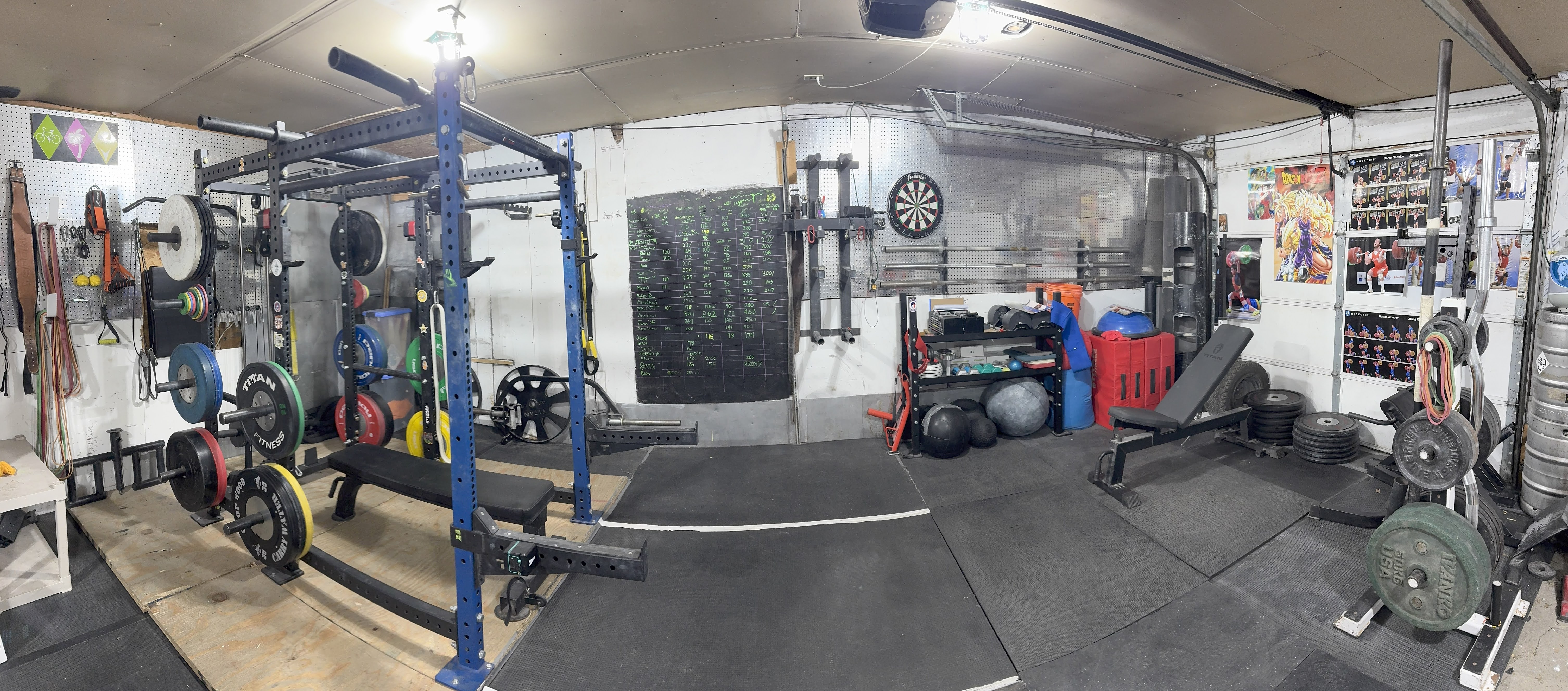 A panoramic photo of the Embark Performance Training gym
